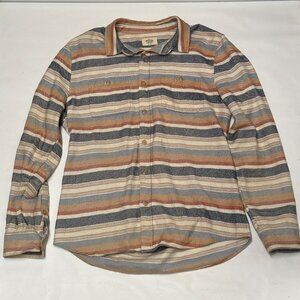 Marine Layer Mens Maddox Baja Button Front Overshirt Size Medium